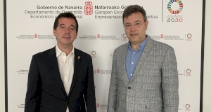 Encuentro del Defensor del Pueblo de Navarra con el Consejero de Desarrollo Económico y Empresarial del Gobierno de Navarra