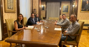 El Defensor del Pueblo de Navarra se ha reunido con el Vicepresidente Primero y Consejero de Presidencia, Igualdad, Función Pública e Interior del Gobierno de Navarra