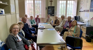 Reunión del Defensor del Pueblo de Navarra con la delegación de Manos Unidas en la Comunidad Foral