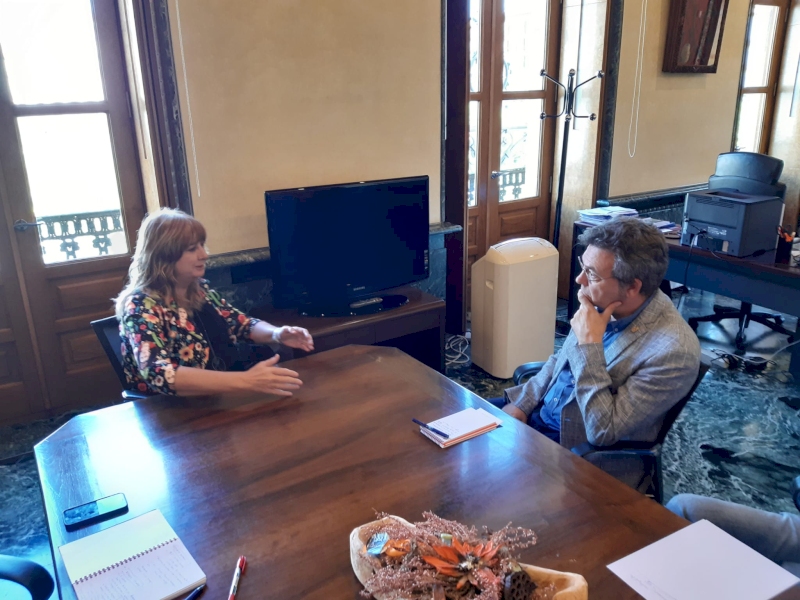 Encuentro de trabajo con la Vicepresidenta Segunda del Gobierno de Navarra