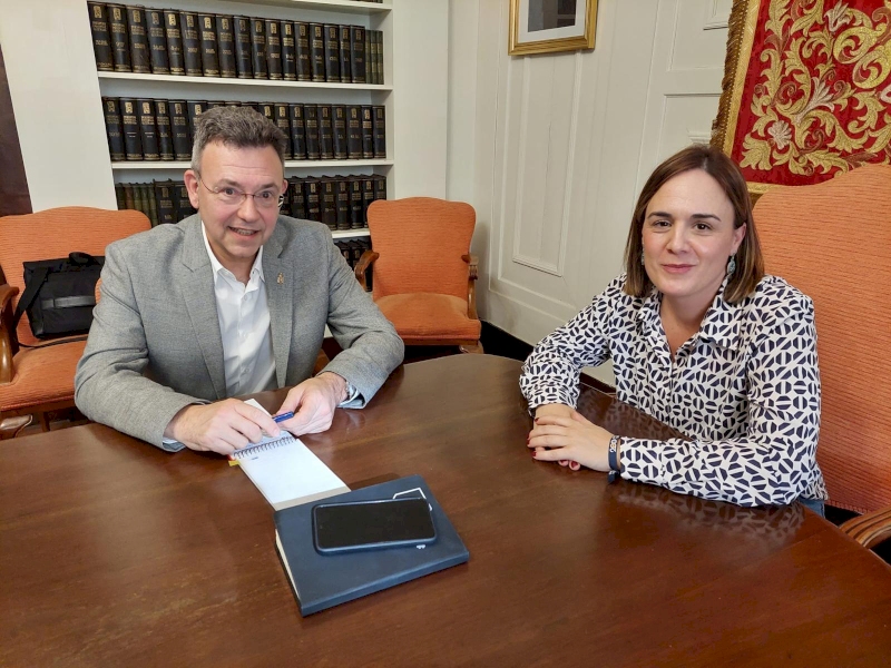 Primer contacto con la nueva Delegada del Gobierno en Navarra