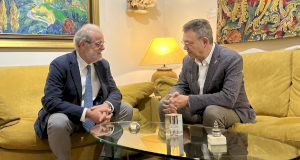 El Defensor del Pueblo de Navarra se reúne con el Presidente de la Cámara de Comptos