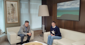 Reunión con la Presidenta del Consejo Escolar de Navarra