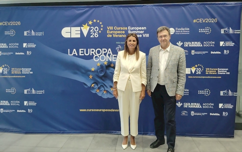 Patxi Vera y la Defensora del Pueblo Europea, Teresa Anjinho.