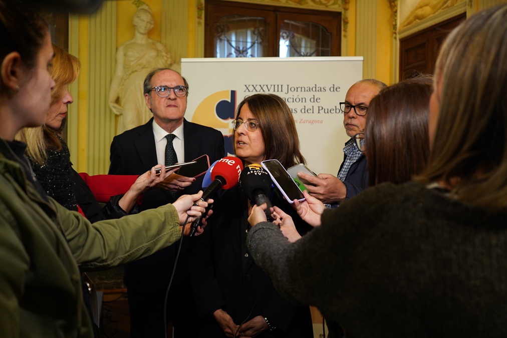 La Justicia de Aragón y el Defensor del Pueblo atienden a la prensa